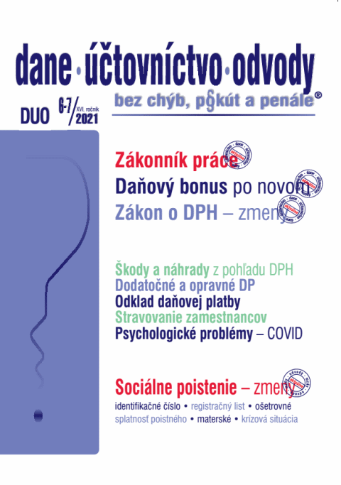 DUO . 6-7 / 2021 - Daov bonus - uplatovanie