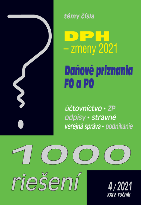 1000 rieen . 4 - DPH po zmench od roku 2021