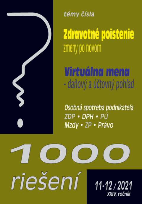 1000 rieen . 11-12 / 2021 - Zdravotn poistenie po zmench
