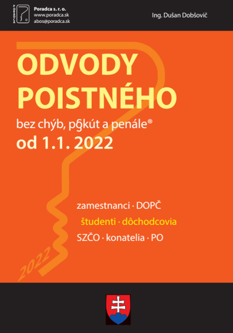 Odvody poistnho od 1. 1. 2022