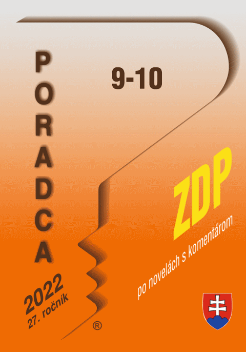 Poradca . 9-10 / 2022 - ZDP s komentrom